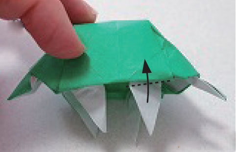 立体折り紙「カメ（赤ちゃん）」の折り方